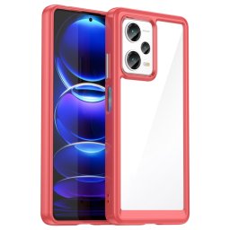 CRYSTAL Védőburkolat Xiaomi Redmi Note 12 Pro + 5G piros telefonhoz