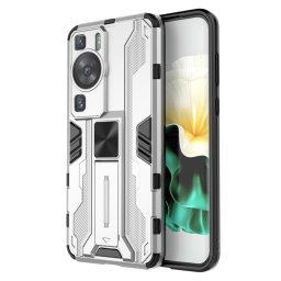 SUPERSONIC Tartós tok Huawei P60 Pro ezüsthöz