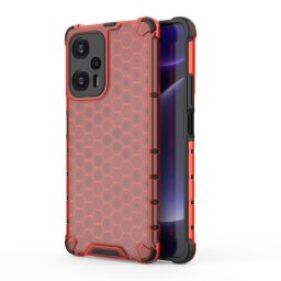 HONEYCOMB Védőburkolat Xiaomi Poco F5 piros