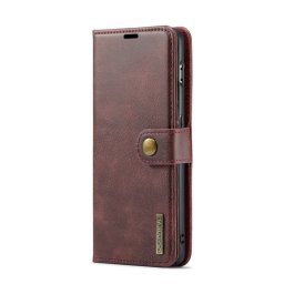 DG.MING Pénztárca huzat 2in1 One Plus 11 5G piros
