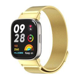 MILANESE fém szíj Xiaomi Redmi Watch 3 arany