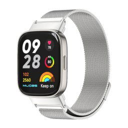 MILANESE fém szíj Xiaomi Redmi Watch 3 ezüst