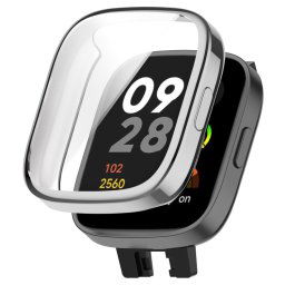TPU FULL BODY Védőburkolat Xiaomi Redmi Watch 3 ezüst