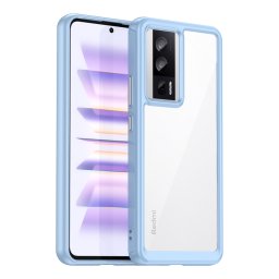 CRYSTAL Védőburkolat Xiaomi Poco F5 Pro hoz világoskék