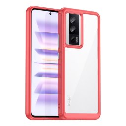 CRYSTAL Védőburkolat Xiaomi Poco F5 Pro piros