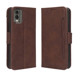 SLOT Pénztárcavédő Nokia C32 barna
