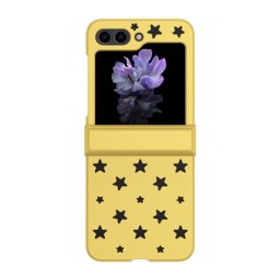 STARRY Műanyag borítás Samsung Galaxy Z Flip 5 5G sárga