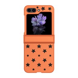 STARRY Műanyag borítás Samsung Galaxy Z Flip 5 5G narancshoz