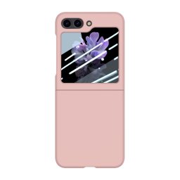 EXTRA PC Üveggel ellátott műanyag borítás Samsung Galaxy Z Flip 5 5G pink külső kijelzőjéhez