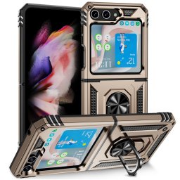 RING Védőburkolat tartóval Samsung Galaxy Z Flip 5 5G arany