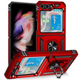 RING Védőburkolat tartóval Samsung Galaxy Z Flip 5 5G piros