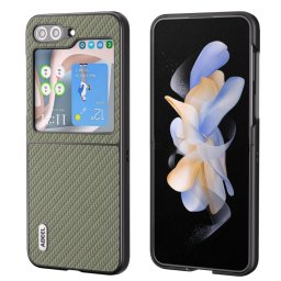 ABEEL CARBON Műanyag borítás Samsung Galaxy Z Flip 5 5G zöld