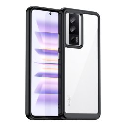 CRYSTAL Xiaomi Poco F5 Pro fekete védőburkolat