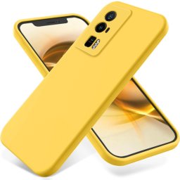 RUBBER Védőburkolat Xiaomi Poco F5 Pro sárga