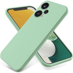 RUBBER Xiaomi Poco F5 zöld védőburkolat