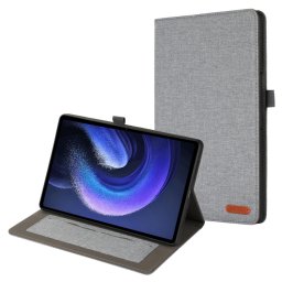 FABRIC Flip borítás Xiaomi Pad 6 / Pad 6 Pro készülékhez szürke