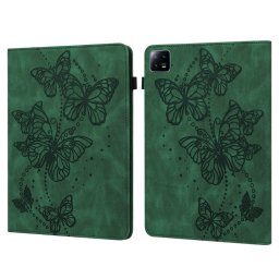 ART BUTTERFLIES Flip tok Xiaomi Pad 6 / Pad 6 Pro zöld