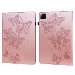 ART BUTTERFLIES Flip tok Xiaomi Pad 6 / Pad 6 Pro rózsaszín