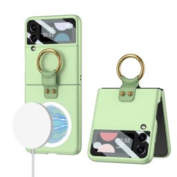GKK HOOK MAGSAFE Samsung Galaxy Z Flip 4 5G védőburkolat világoszöld