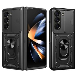 RING KAMERA Borító tartóval Samsung Galaxy Z Fold 5 5G fekete