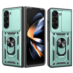 RING KAMERA Borító tartóval Samsung Galaxy Z Fold 5 5G zöld