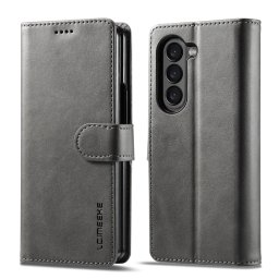 IMEEKE Wallet tok Samsung Galaxy Z Fold 5 5G szürke