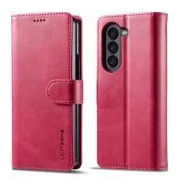 IMEEKE Wallet tok Samsung Galaxy Z Fold 5 5G rózsaszín