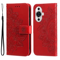 ART MANDALA pénztárca tok Huawei nova 11 piros