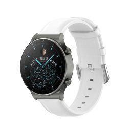 SZINTETIKUS szíj Huawei Watch 4 / Watch 4 Pro telefonhoz, fehér