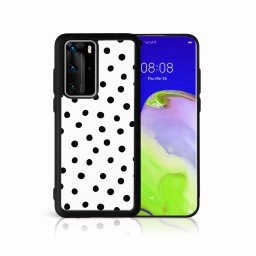 PROTEMIO MY ART Védőburkolat Huawei P40 DOTS (168)
