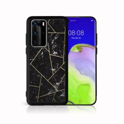 PROTEMIO MY ART Védőburkolat Huawei P40 POLYGONAL (150)