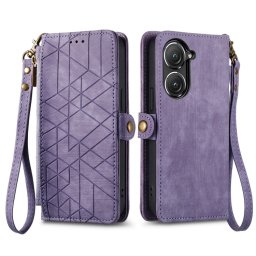 GEOM Wallet tok Asus Zenfone 10 lila telefonhoz