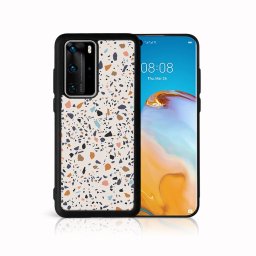 PROTEMIO MY ART Védőburkolat Huawei P40 Pro BEIGE TERRAZZO (162)