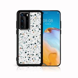 PROTEMIO MY ART Védőburkolat Huawei P40 Pro GREY TERRAZZO (163)