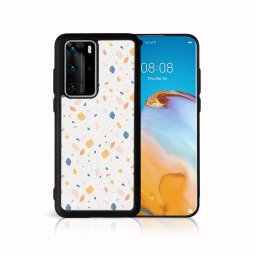 PROTEMIO MY ART Védőburkolat Huawei P40 Pro ORANGE TERRAZZO (165)