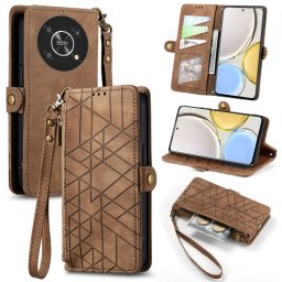 GEOM Wallet tok Honor Magic4 Pro 5G barna színben