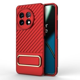 WAVY Védőburkolat állvánnyal One Plus 11 5G piros