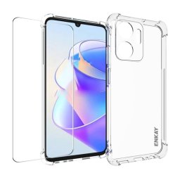 ENKAY SET Átlátszó borítás + 2.5D védőüveg Honor X7a