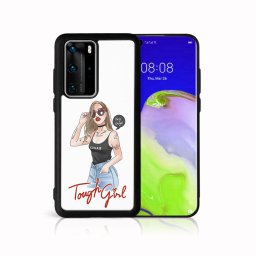 PROTEMIO MY ART Védőtok Huawei P40 TOUGH GIRL (131)