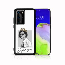PROTEMIO MY ART Védőtok Huawei P40 QUEEN (139)