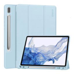 ENKAY LEATHER Flip tok Samsung Galaxy Tab S9 kék