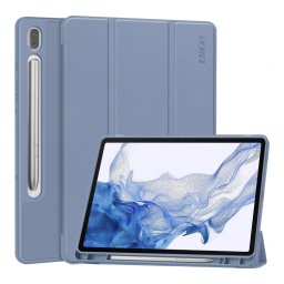 ENKAY LEATHER Flip tok Samsung Galaxy Tab S9 lila telefonhoz