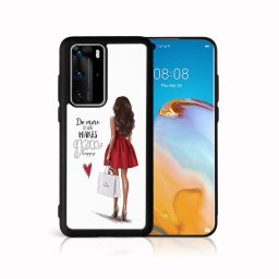 PROTEMIO MY ART Huawei P40 Pro védőburkolat, RED DRESS (137)