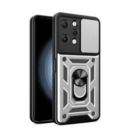 RING KAMERA Borító tartóval Xiaomi Redmi 12 ezüsthöz