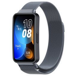MILANESE fém szíj Huawei Band 10 / Band 9 / Band 8 szürke