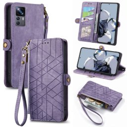 GEOM pénztárca tok Xiaomi 12T / 12T Pro lila telefonhoz