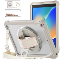 SOLID Tartós burkolat Apple iPad 10.2 2021 / 2020 / 2019 bézs