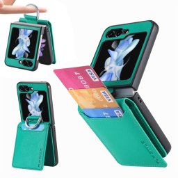 JSM CARD Borító kártyatartókkal Samsung Galaxy Z Flip 5 5G zöld