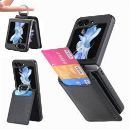 JSM CARD borító kártyanyílásokkal Samsung Galaxy Z Flip 5 5G fekete