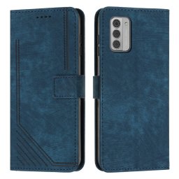STRIPE Pénztárca tok pánttal Nokia G42 5G kék